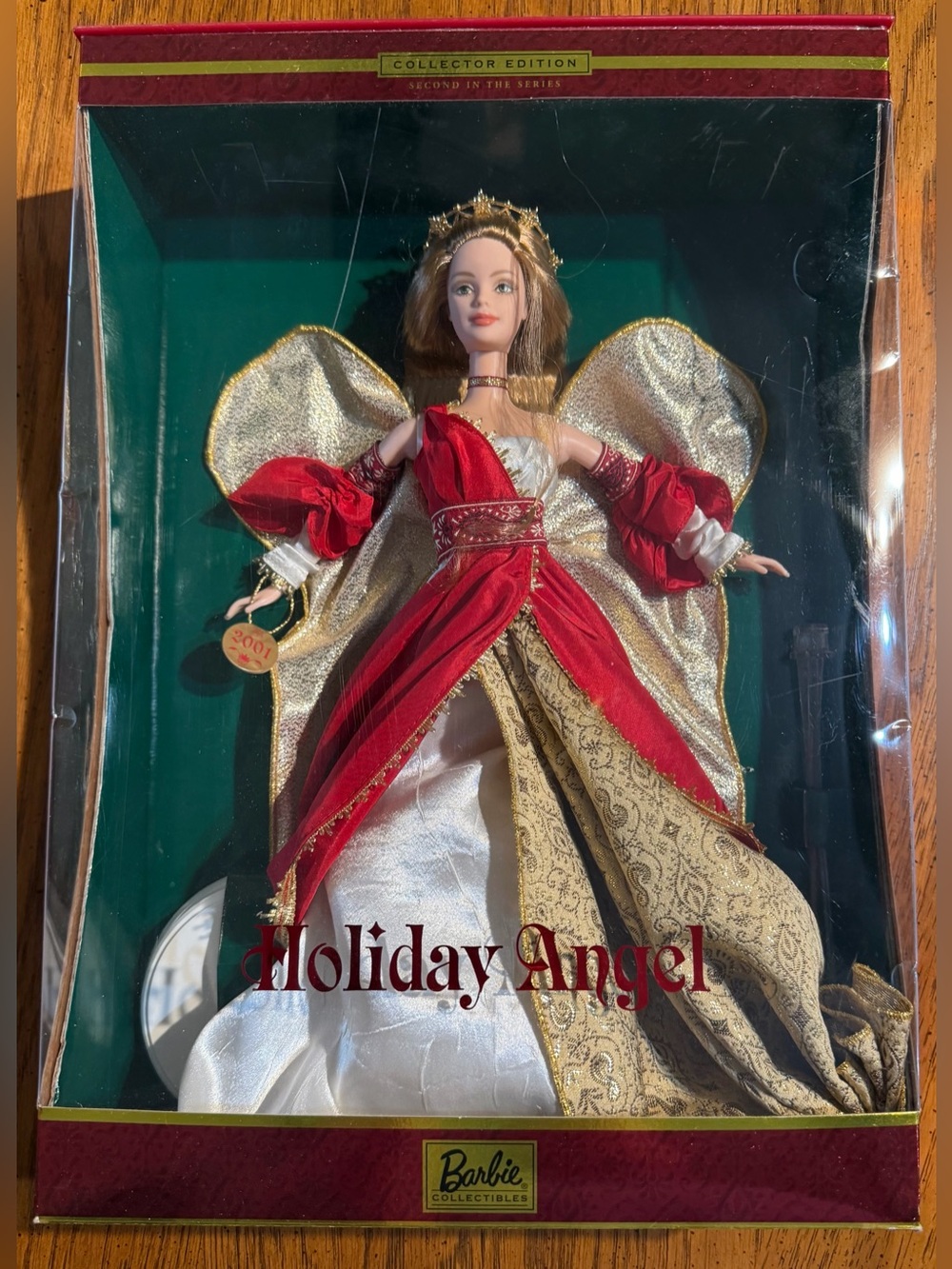 Barbie Holiday Angel Doll in Red, Gold & White